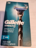 Gillette Mach3 1 Razor and 2 Cartridges