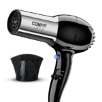 Conair 1875 Watt Full Size Pro Hair Dryer Ionic Conditioning Black Chrome Beauty