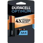 Duracell Optimum AAA, AA Batteries Alkaline Battery 4X POWER BOOST 4