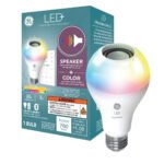 GE LED+ Speaker and Color Changing A21 LED Light Bulb: Bluetooth Light Bulb with