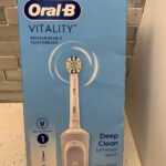 Oral-B Vitality Rechargeable Electric Toothbrush White With Built-in Timer NEW!