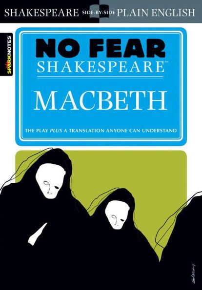 9781586638467_p0_v6_s600x595 Macbeth: No Fear Shakespeare Side-by-Side Plain English - Image 1