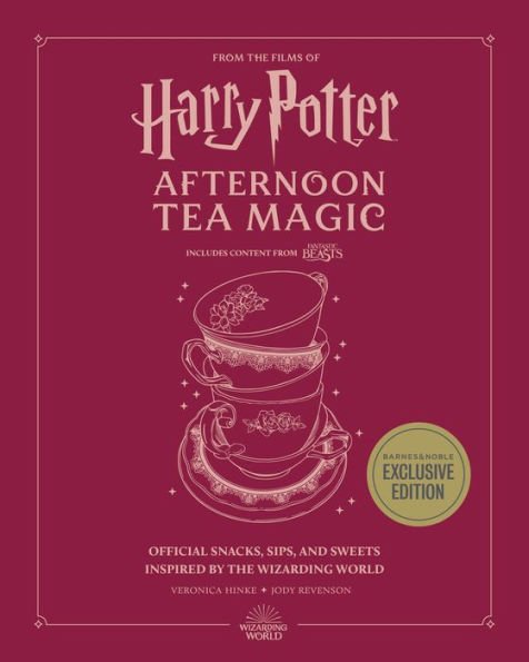 9798886636598_p0_v2_s600x595 Harry Potter: Afternoon Tea Magic: Official Snacks, Sips, and Sweets Inspired by the Wizarding World (B&N Exclusive Edition) - Image 1