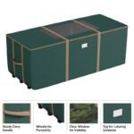 Elf Stor 67''X28''X28'' Rolling Christmas Tree Storage Bag Green - Image 3