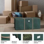 Pure Garden 67'' Rolling Storage Bag Solid Colored Exterior Green - Image 4
