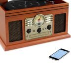 Victrola Classic Wood Bluetooth Record Player - Mahogany - Image 12