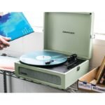 Crosley Voyager Bluetooth Vinyl Record Player - Sage - Image 2