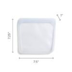 stasher Premium Silicone Reusable Food Storage Bags Lunch Starter Kit - 4pk - Clear - Image 13