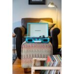 Crosley Cruiser Plus Bluetooth Vinyl Record Player - Turquoise - Image 3