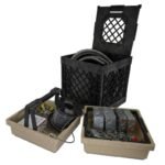UbeCube Tradesman Double Utility Kit Black Tray: Stackable Polypropylene Decorative Box, Industrial Style, 13.5" Square - Image 8