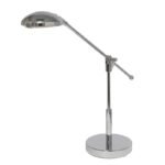 Creekwood Home Sleek Essentials 21" Pivot Arm Modern (Includes LED Light Bulb) Desk Lamp Chrome Finish - Image 3