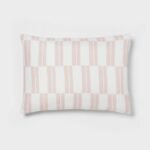 Dash Stripe Printed Microfiber Reversible Comforter & Sheets Set Ivory/Light Pink - Room Essentials™ - Image 5