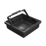 UbeCube Tradesman Double Utility Kit Black Tray: Stackable Polypropylene Decorative Box, Industrial Style, 13.5" Square - Image 5