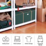 Pure Garden 67'' Rolling Storage Bag Solid Colored Exterior Green - Image 5