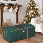 Elf Stor 67''X28''X28'' Rolling Christmas Tree Storage Bag Green