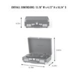 Crosley Cruiser Plus Bluetooth Vinyl Record Player - Turquoise - Image 19