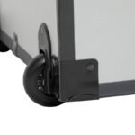 Seward Trunk 30" Paper Line Wheels Black and Alloy: Footlocker Storage, College Camp Trunk, 200 lb Capacity, No Assembly - Image 7