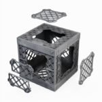 UbeCube 3pk Decorative Storage Bins Gray - Image 3