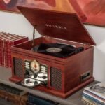 Victrola Classic Wood Bluetooth Record Player - Mahogany - Image 2