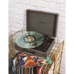 Crosley Cruiser Plus Bluetooth Vinyl Record Player - Slate - Image 2