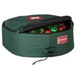 30" Wreath Storage Bag with Removable Handle - TreeKeeper: Padded Polyester, Built-In Handles, Spot Clean, 4.23 Volume