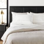 Cotton Percale Thin Stripe Sheet Set Sour Cream/Railroad Gray - Hearth & Hand™ with Magnolia - Image 2