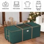 Elf Stor 67''X28''X28'' Rolling Christmas Tree Storage Bag Green - Image 6