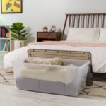 IRIS 91qt Plastic Storage Bins with Lids Clears Latchings Stackable Totes 4pk - Image 4