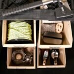 UbeCube Grabinet Kit 2"x2" Crate Black Bin: Stackable Polypropylene Decorative Box, Industrial Style, 13.5" Square - Image 6