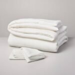 3pc Heather Stripe Comforter Bedding Set Twilight Taupe - Hearth & Hand™ with Magnolia - Image 3