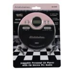 Studebaker Personal CD Player with FM Radio, 60 Second ASP and Earbuds (SB3703) - Image 2