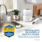 Clorox 2 Tier Steam Sanitizer 86900: Plastic Sterilization Device, White, 3-Year Warranty, Cleaning Tool Accessory - Image 3