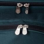 TreeKeeper 3 Tray Ornament Keeper Storage Bag with Front Pocket: Christmas Ornament Organizer, Padded Lining, Green - Image 10