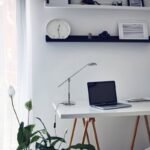 Creekwood Home Sleek Essentials 21" Pivot Arm Modern (Includes LED Light Bulb) Desk Lamp Chrome Finish