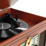 Victrola Classic Wood Bluetooth Record Player - Mahogany - Image 11