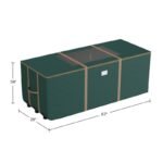 Elf Stor 67''X28''X28'' Rolling Christmas Tree Storage Bag Green - Image 7