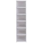 Simplify 6 Tier Collapsible Shoe Organizer Storage Box - Image 10