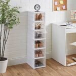 Simplify 6 Tier Collapsible Shoe Organizer Storage Box - Image 19
