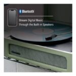 Crosley Voyager Bluetooth Vinyl Record Player - Sage - Image 5