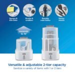 Clorox 2 Tier Steam Sanitizer 86900: Plastic Sterilization Device, White, 3-Year Warranty, Cleaning Tool Accessory - Image 6