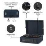 Crosley Voyager Bluetooth Vinyl Record Player - Dark Navy - Image 4