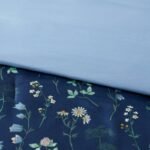 Floral Printed Microfiber Reversible Comforter & Sheets Set Navy - Room Essentials™ - Image 4