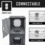 UbeCube 3pk Decorative Storage Bins Gray - Image 6