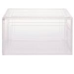 Simplify Drop Front Shoe Box - Set of 6 - Clear: PET & Polypropylene, Decorative Storage Bins, 13.4" W x 9.8" D x 7.1" H - Image 3