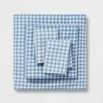 Floral Printed Microfiber Reversible Comforter & Sheets Set Navy - Room Essentials™ - Image 7