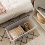 IRIS 91qt Plastic Storage Bins with Lids Clears Latchings Stackable Totes 4pk - Image 5