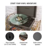 Crosley Cruiser Plus Bluetooth Vinyl Record Player - Slate - Image 3