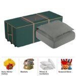 Pure Garden 67'' Rolling Storage Bag Solid Colored Exterior Green - Image 3
