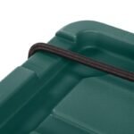 IRIS 4pk Remington 78qt Heavy Duty Plastic Storage Totes Bin with Lid Black: Portable Lidded Utility Tubs, BPA-Free - Image 6