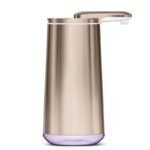 simplehuman 10oz Rechargeable Stainless Steel Sensor Pump Automatic Foam Soap Dispenser with Refillable Cartridge - Image 3